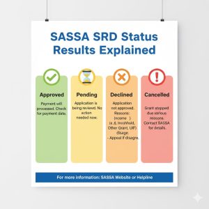 Meaning of Different SASSA SRD Status Results